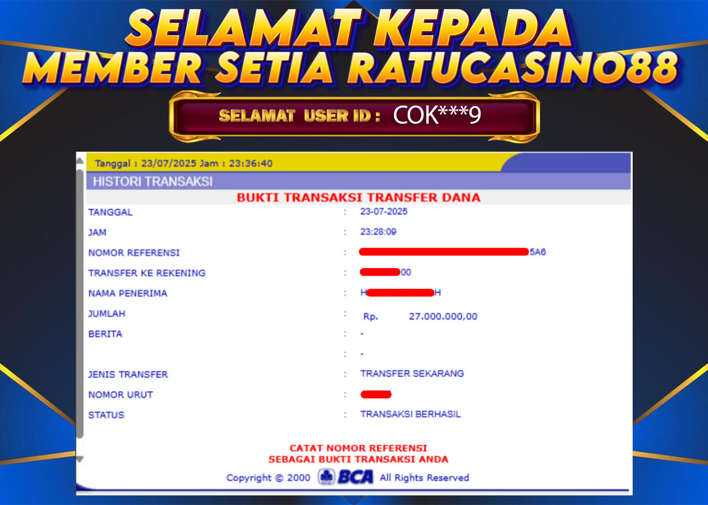 WITHDRAWAL MEMBER 6